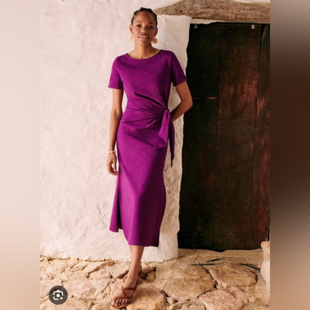 Worn Once Purple PIPPA Dress by Sézane. Perfect Condition